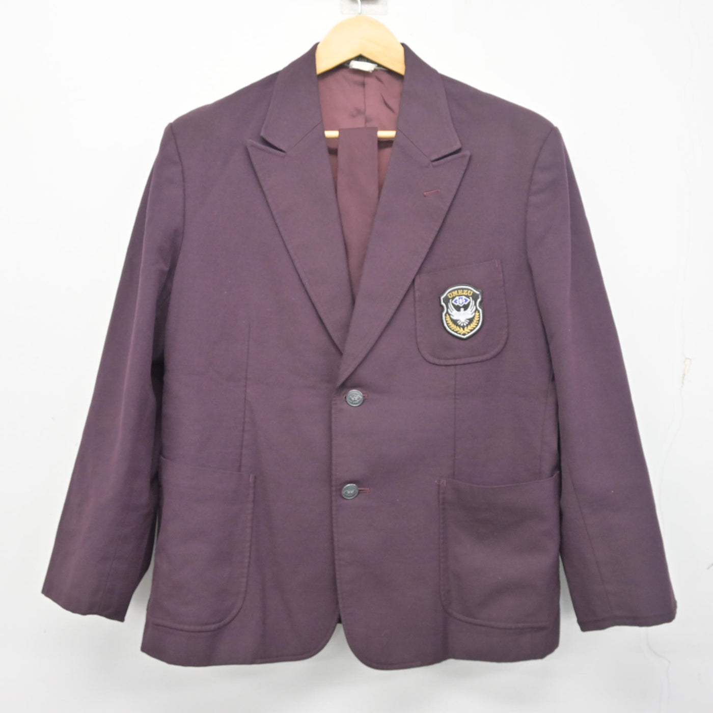 【中古】京都府 梅津中学校/旧モデル 男子制服 2点 (ブレザー) sf103126
