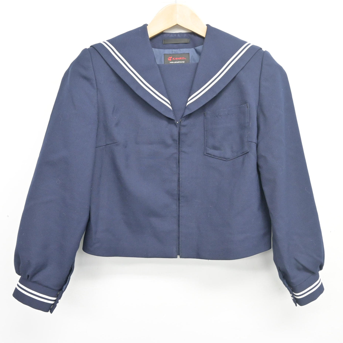 【中古】島根県 大田市立第一中学校/旧制服 女子制服 2点 (セーラー服・スカート) sf103144