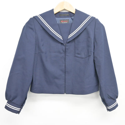 【中古】島根県 大田市立第一中学校/旧制服 女子制服 2点 (セーラー服・スカート) sf103144