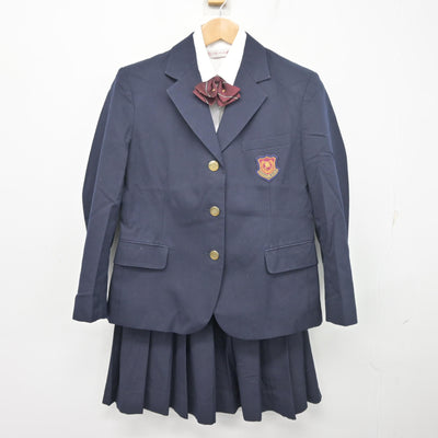【中古】埼玉県 春日部共栄中学高等学校 女子制服 4点 (ブレザー・シャツ・スカート) sf103146