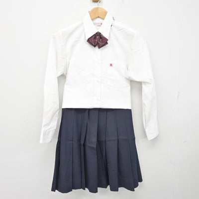 【中古】埼玉県 春日部共栄中学高等学校 女子制服 4点 (ブレザー・シャツ・スカート) sf103146