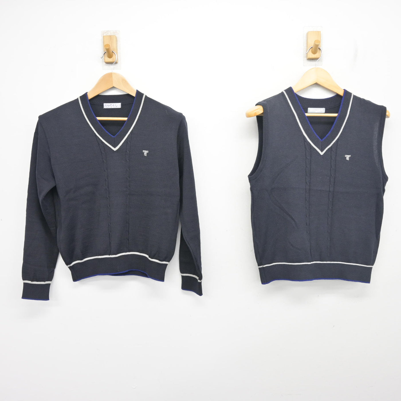 【中古】神奈川県 東海大学付属相模高等学校 女子制服 2点 (ニットベスト・ニット) sf103152