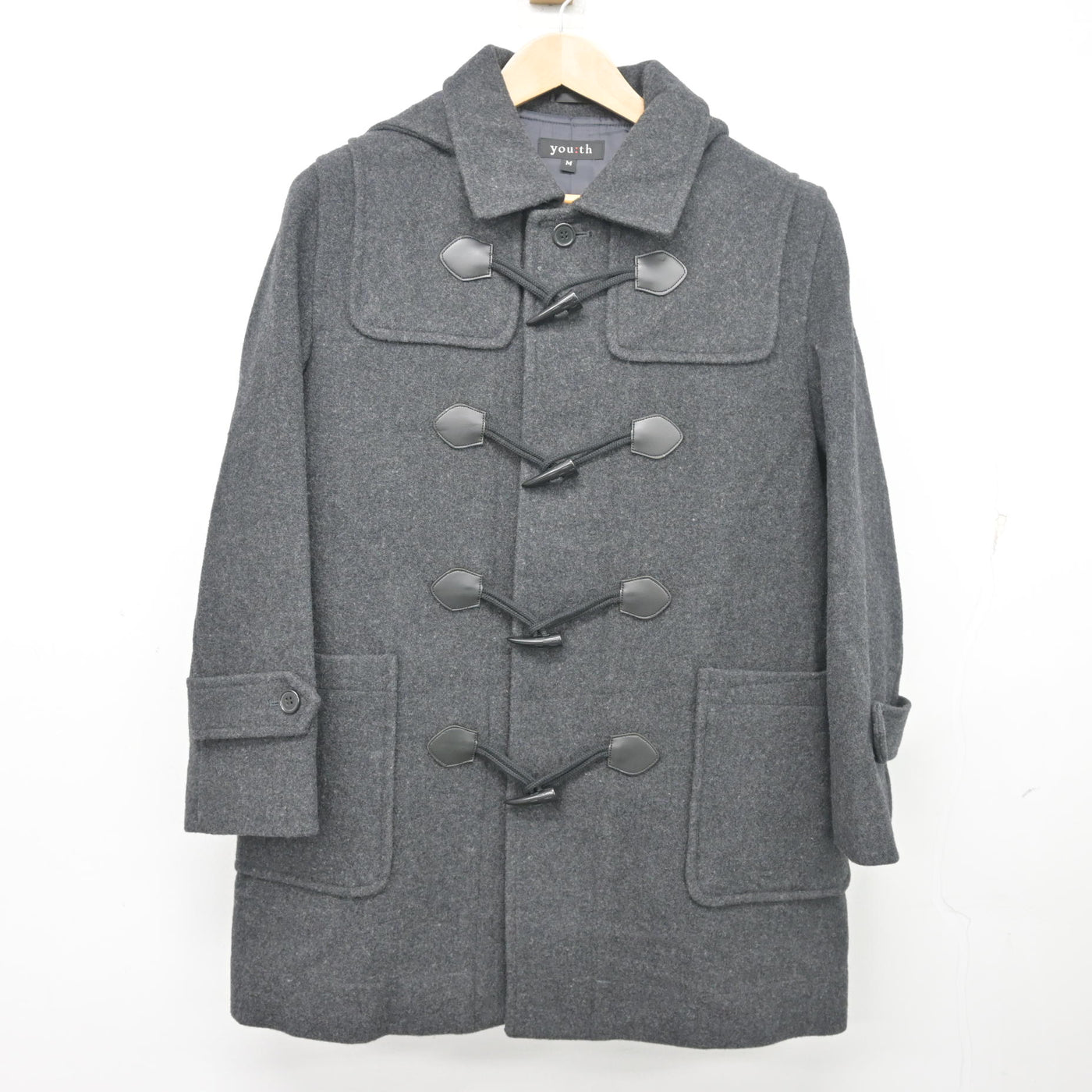 【中古】福岡県 久留米商業高等学校 女子制服 1点 (コート) sf103159