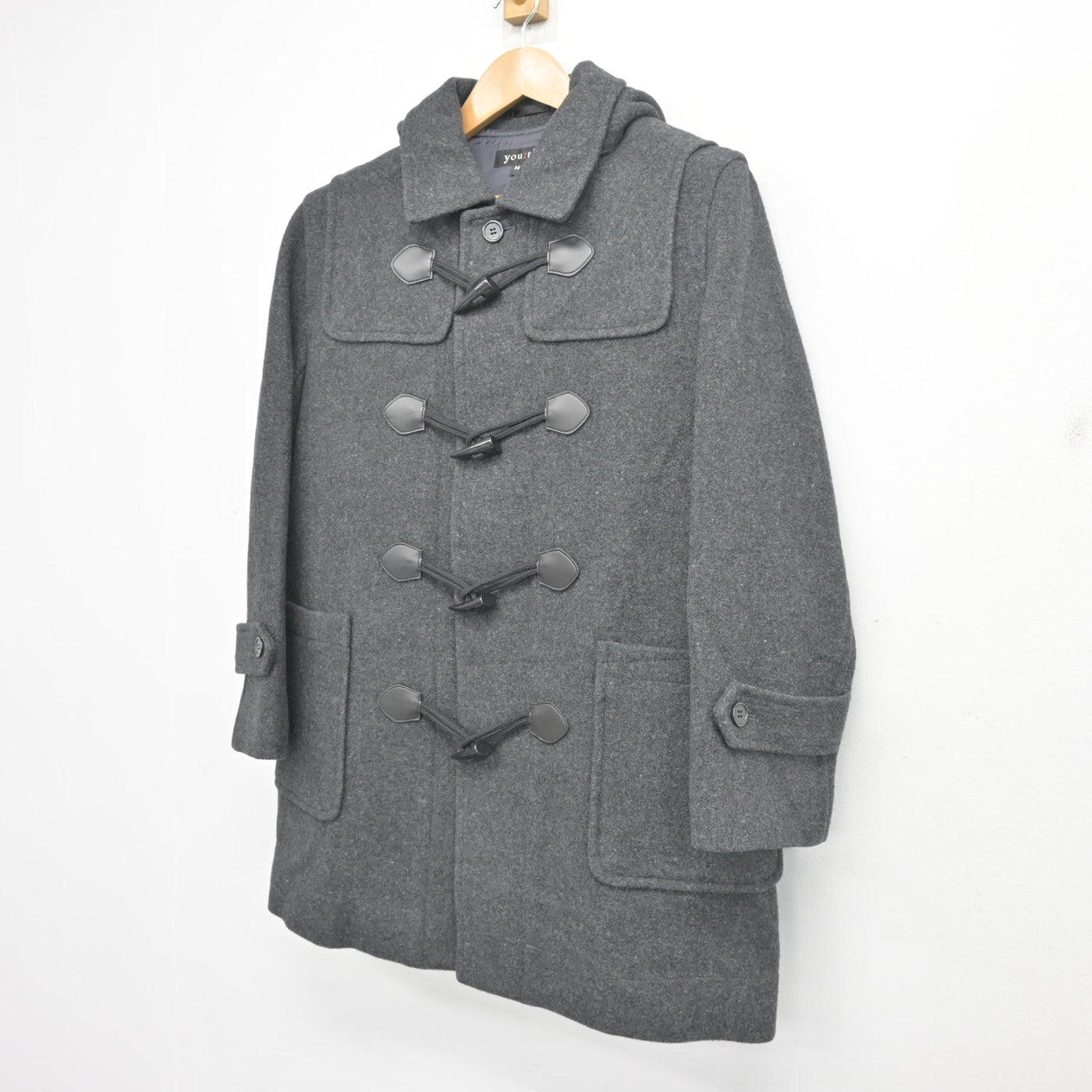 【中古】福岡県 久留米商業高等学校 女子制服 1点 (コート) sf103159