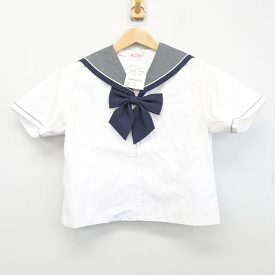 【中古】東京都 文化学園大学杉並中学校 女子制服 3点 (セーラー服・スカート) sf103183