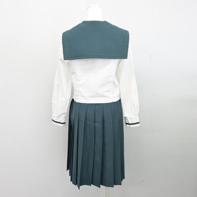 【中古】千葉県 成田国際高等学校 女子制服 3点 (セーラー服・スカート) sf103185