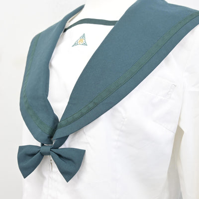 【中古】千葉県 成田国際高等学校 女子制服 3点 (セーラー服・スカート) sf103185