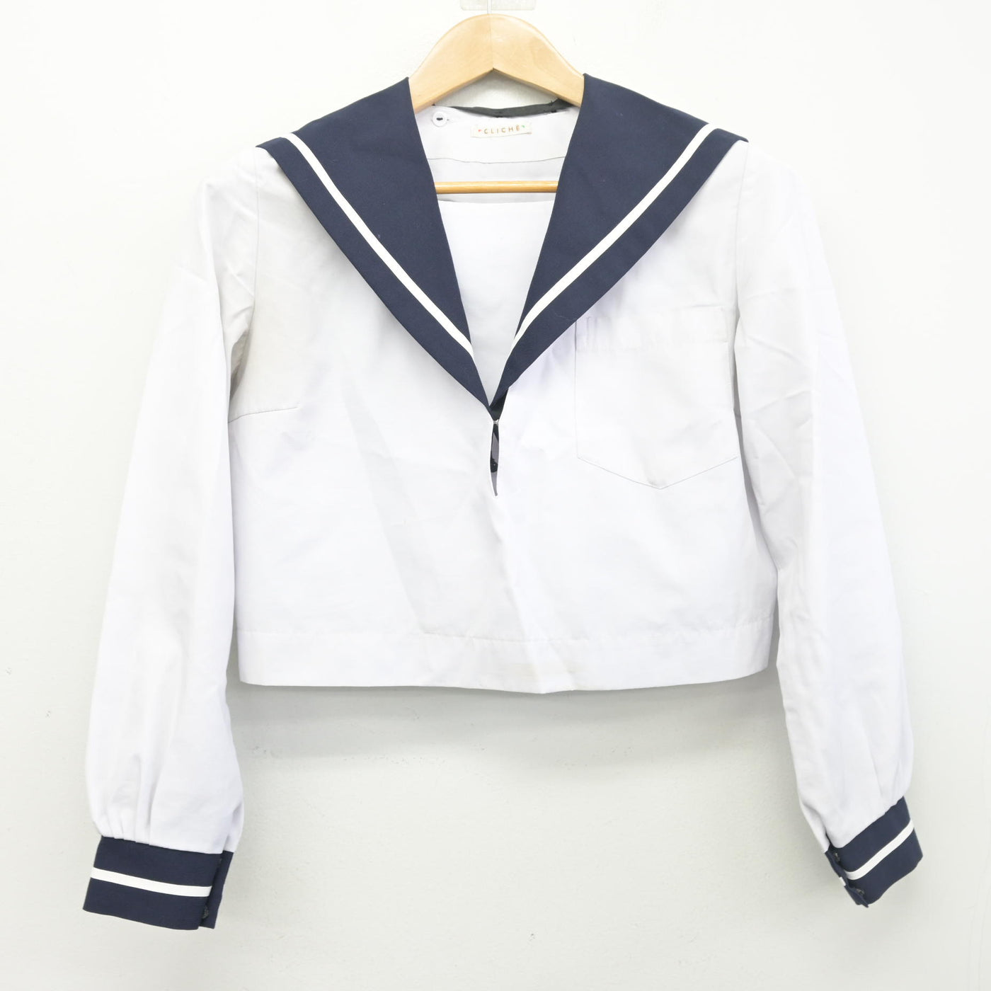 【中古】愛知県 金城学院高等学校 女子制服 2点 (セーラー服・スカート) sf103191