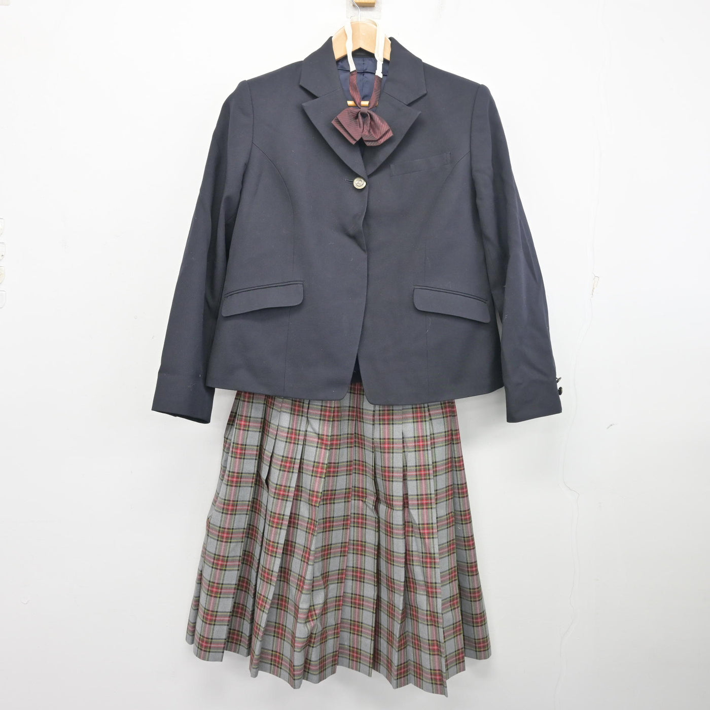 【中古】埼玉県 淑徳与野中学校 女子制服 4点 (ブレザー・スカート) sf103201