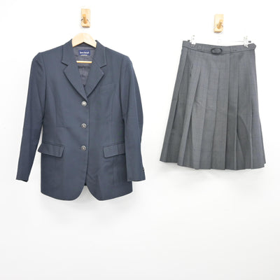 【中古】群馬県 伊勢崎興陽高等学校 女子制服 2点 (ブレザー・スカート) sf103206