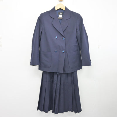【中古】栃木県 大平中学校 女子制服 3点 (ブレザー・ベスト・スカート) sf103211
