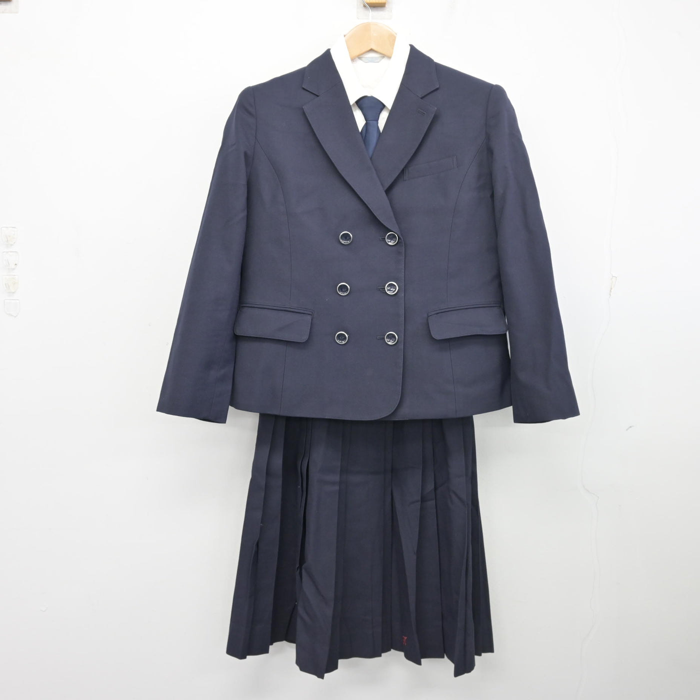 【中古】愛知県 工芸高等学校 女子制服 4点 (ブレザー・シャツ・スカート) sf103217