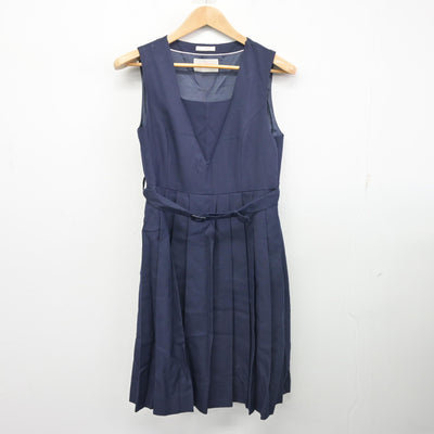 【中古】福岡県 則松中学校 女子制服 2点 (セーラー服・ジャンパースカート) sf103225