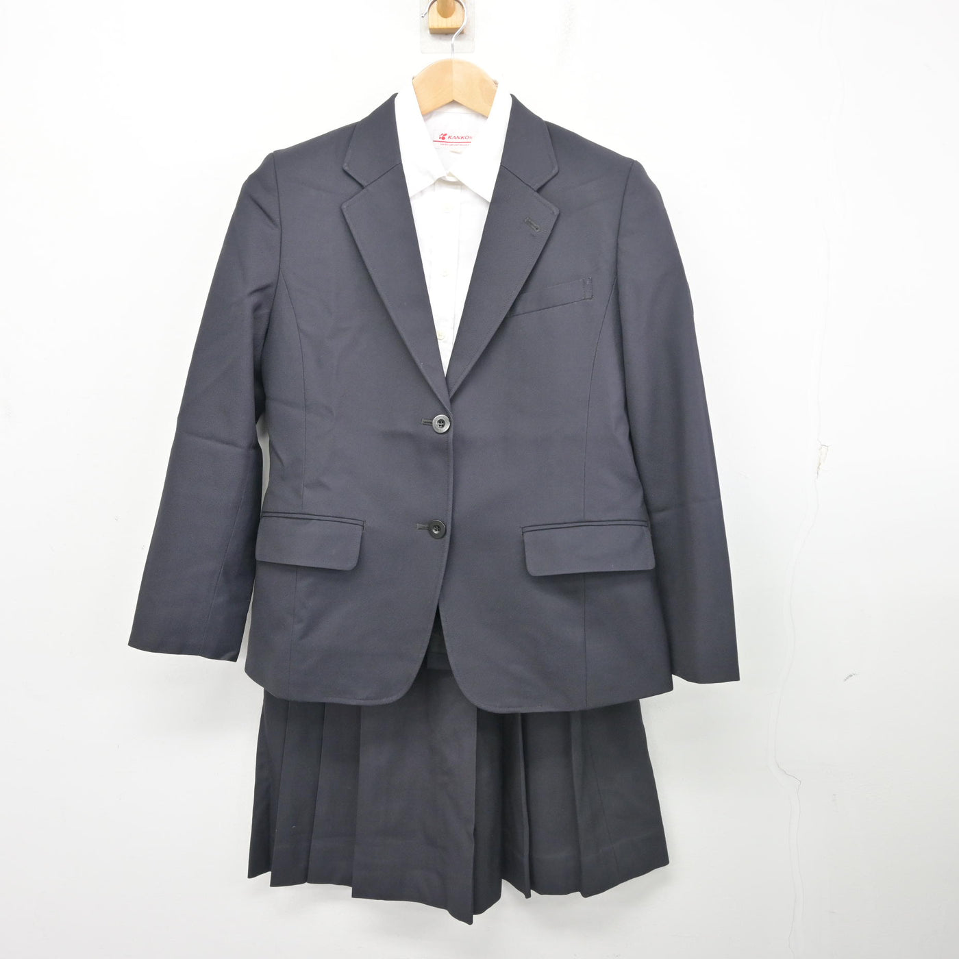 【中古】福岡県 筑紫丘高等学校 女子制服 3点 (ブレザー・シャツ・スカート) sf103228