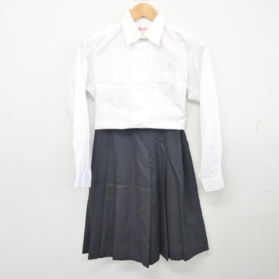 【中古】福岡県 筑紫丘高等学校 女子制服 3点 (ブレザー・シャツ・スカート) sf103228