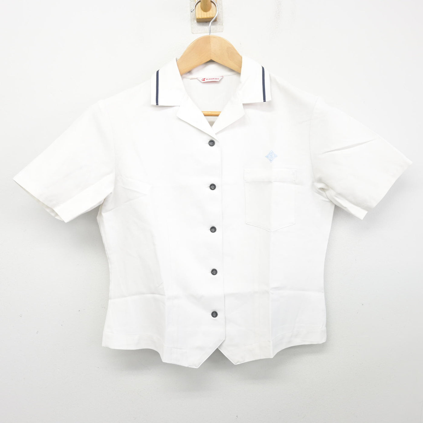 【中古】福岡県 筑紫丘高等学校 女子制服 2点 (シャツ・スカート) sf103229