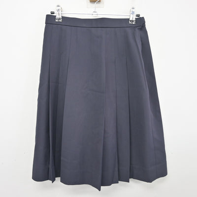 【中古】福岡県 筑紫丘高等学校 女子制服 2点 (シャツ・スカート) sf103229