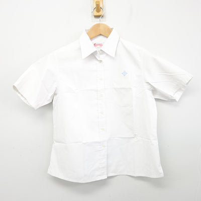 【中古】福岡県 筑紫丘高等学校 女子制服 2点 (ニットベスト・シャツ) sf103230