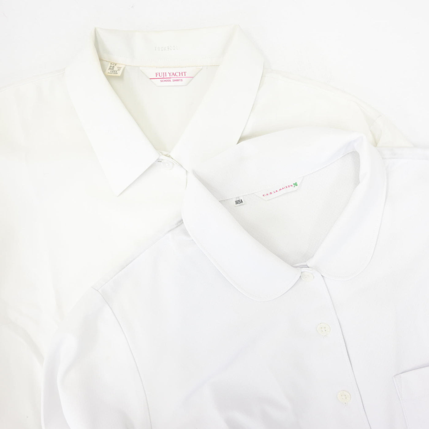 【中古】福岡県 春吉中学校 女子制服 2点 (シャツ・ブラウス) sf103232