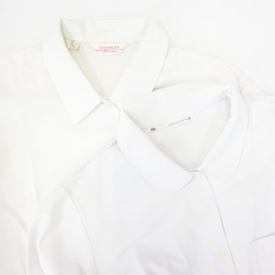 【中古】福岡県 春吉中学校 女子制服 2点 (シャツ・ブラウス) sf103232