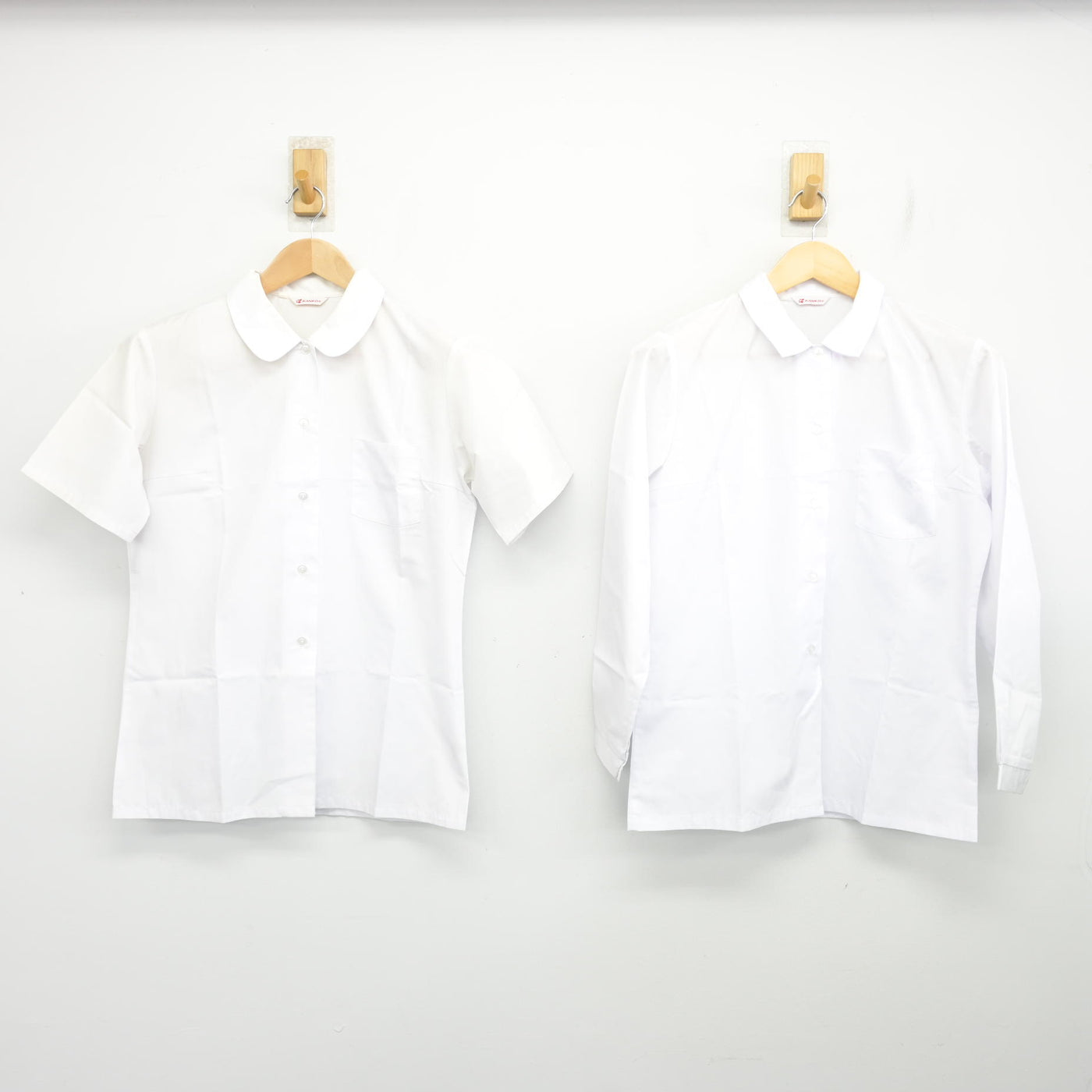 【中古】福岡県 春吉中学校 女子制服 2点 (シャツ・ブラウス) sf103233