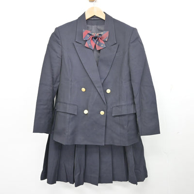 【中古】長崎県 佐世保東翔高等学校 女子制服 4点 (ブレザー・ベスト・スカート) sf103236
