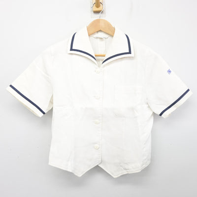 【中古】長崎県 佐世保東翔高等学校 女子制服 2点 (ニット・シャツ) sf103238