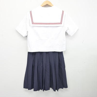 【中古】千葉県 松戸市立常盤平中学校 女子制服 2点 (セーラー服・スカート) sf103243