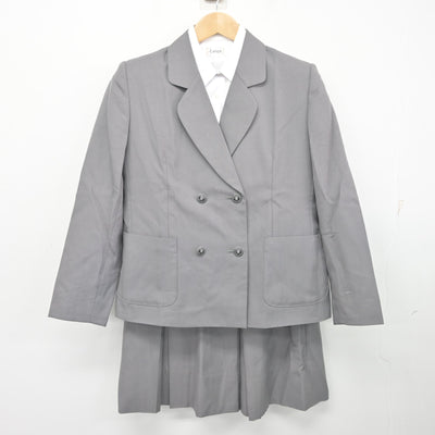 【中古】神奈川県 川和高等学校 女子制服 3点 (ブレザー・シャツ・スカート) sf103254