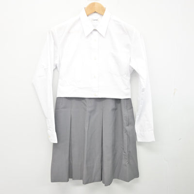 【中古】神奈川県 川和高等学校 女子制服 3点 (ブレザー・シャツ・スカート) sf103254