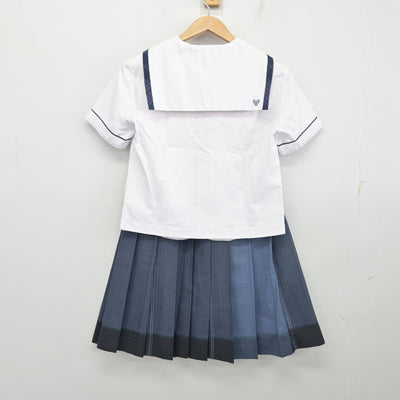 【中古】鹿児島県 樟南高等学校 女子制服 2点 (セーラー服・スカート) sf103266