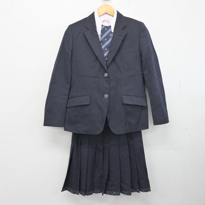 【中古】東京都 大山高等学校 女子制服 4点 (ブレザー・シャツ・スカート) sf103305