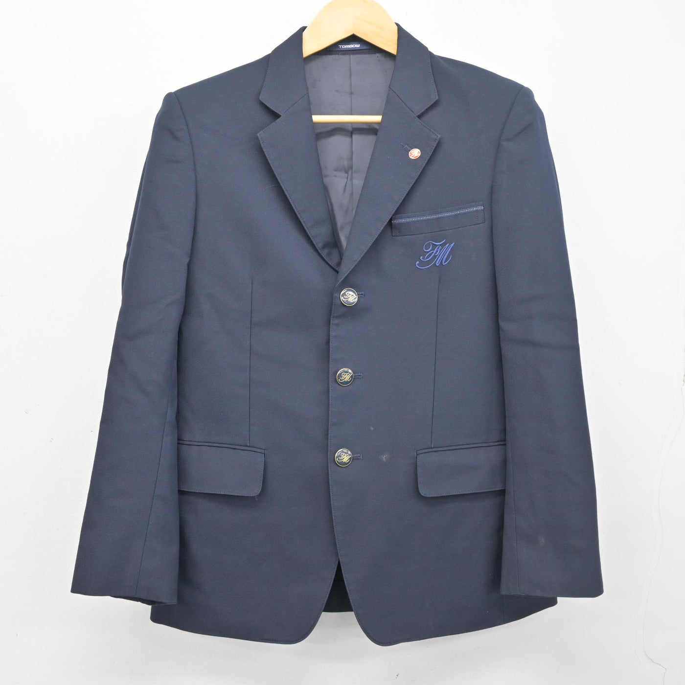 【中古】福島県 福島明成高等学校 男子制服 1点 (ブレザー) sf103311