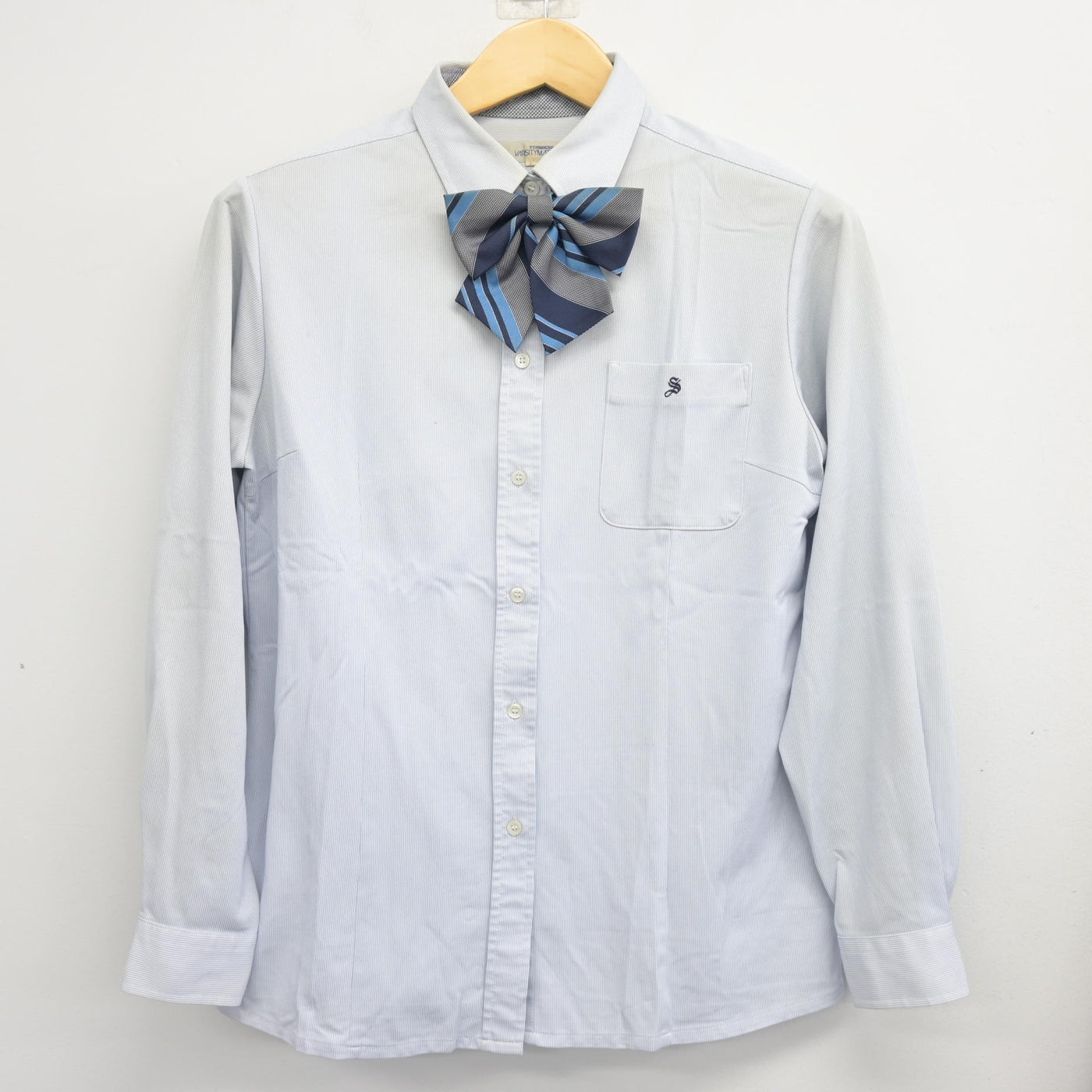 【中古】愛知県 新川高等学校 女子制服 5点 (ブレザー・ニットベスト・シャツ・スカート) sf103315