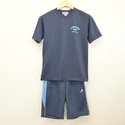 【中古】栃木県 足利大学附属高等学校 女子制服 2点 (体操服 上・体操服 下) sf103322