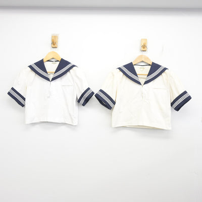 【中古】栃木県 栃木女子高等学校 女子制服 2点 (セーラー服) sf103325