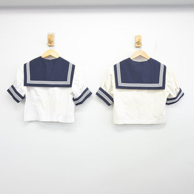 【中古】栃木県 栃木女子高等学校 女子制服 2点 (セーラー服) sf103325
