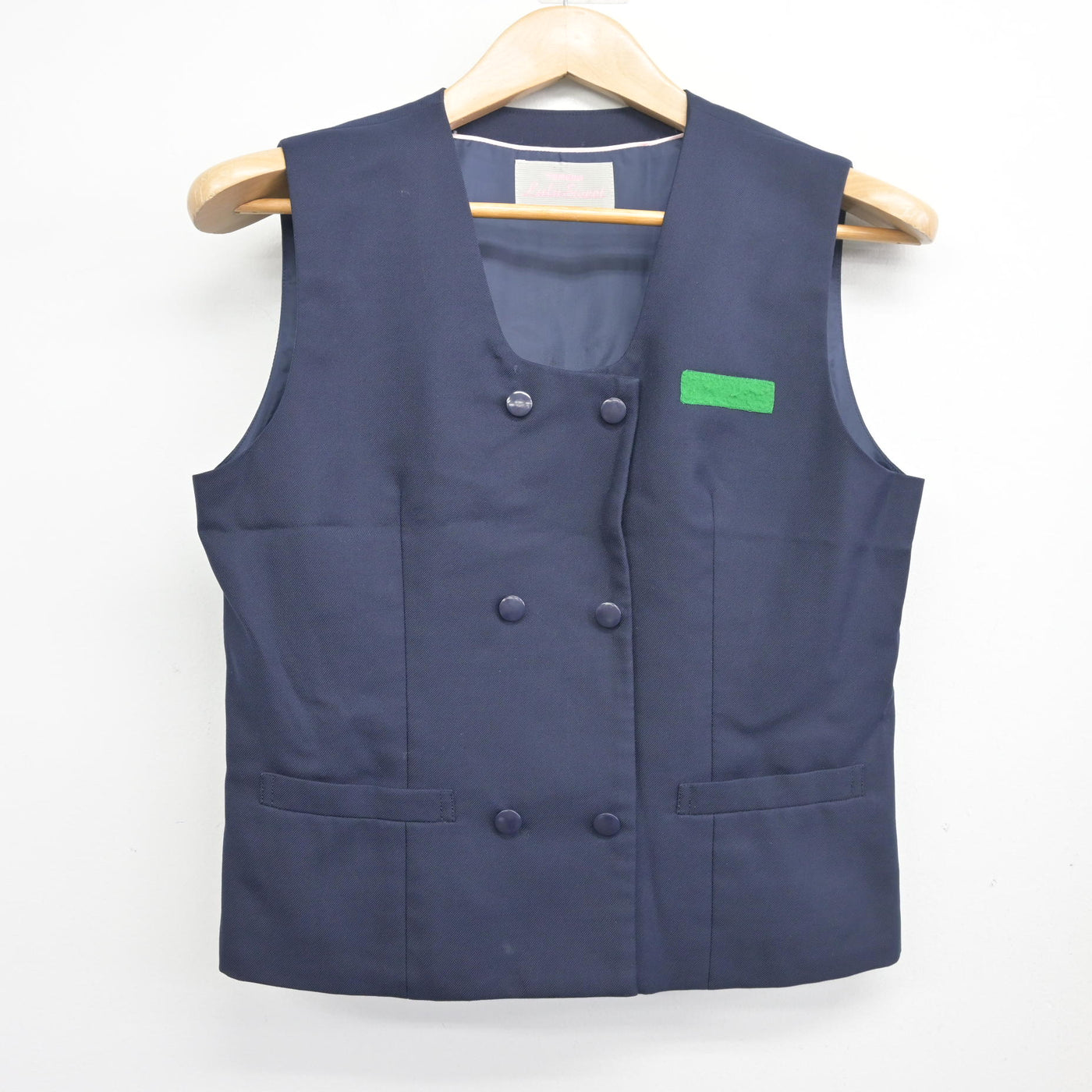 【中古】栃木県 小山中学校 女子制服 2点 (ベスト・スカート) sf103327