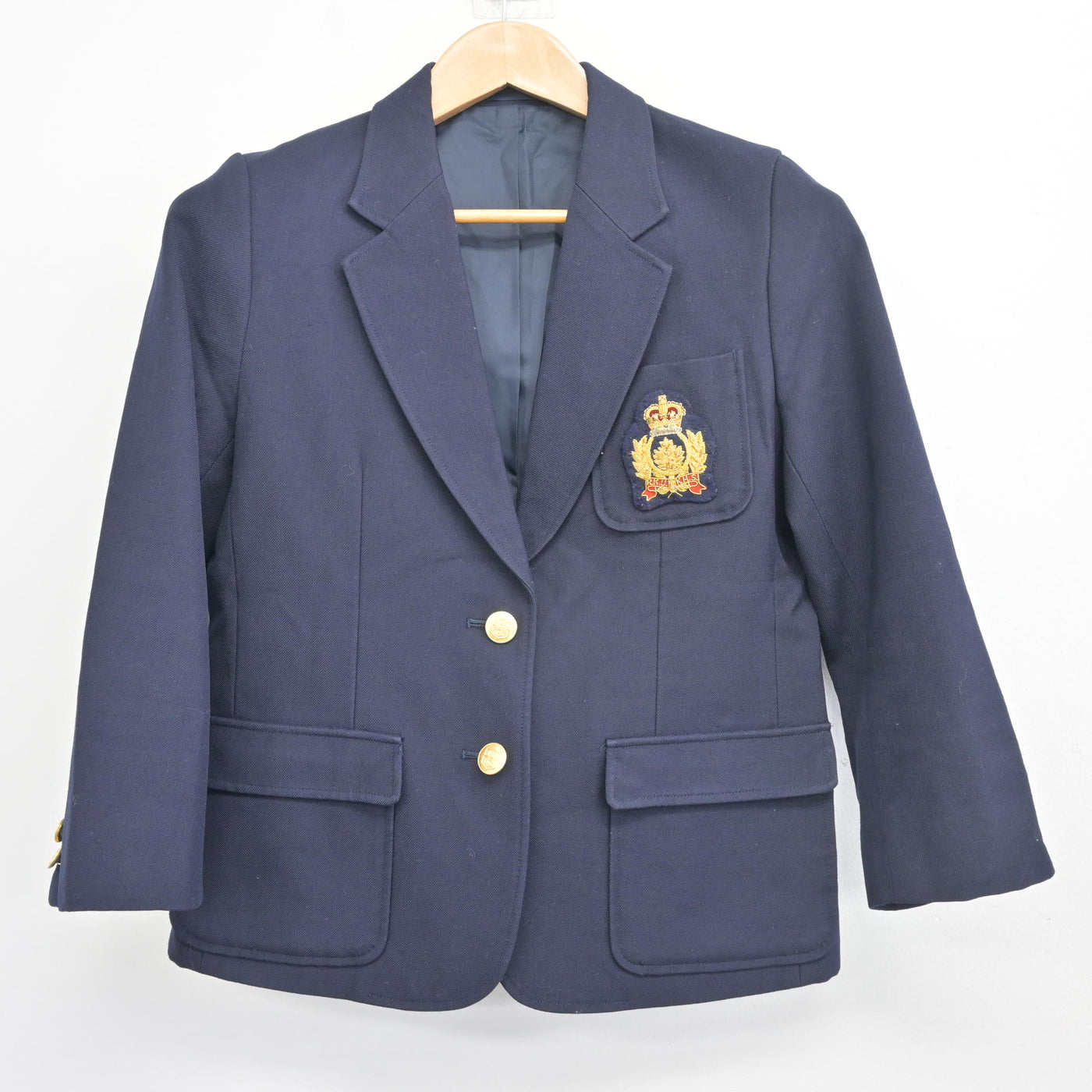 【中古】千葉県 流通経済大学付属柏高等学校 女子制服 2点 (ブレザー・スカート) sf103332