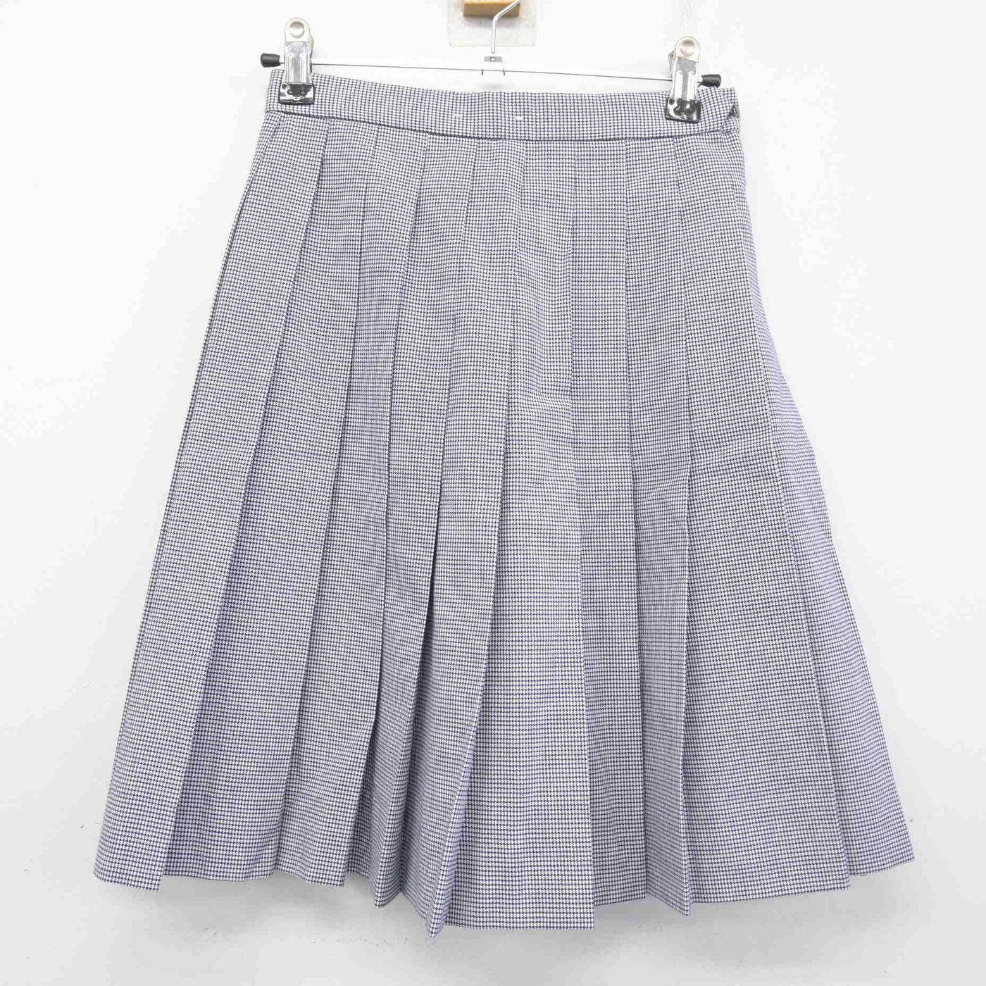 【中古】千葉県 流通経済大学付属柏高等学校 女子制服 2点 (ニット・スカート) sf103333