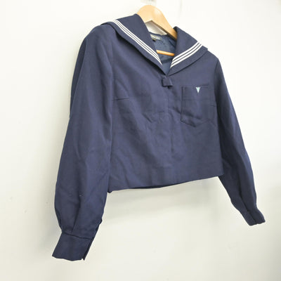 【中古】和歌山県 和歌山商業高等学校 女子制服 1点 (セーラー服) sf103336