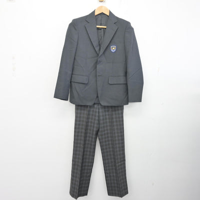 【中古】神奈川県 瀬谷中学校 男子制服 2点 (ブレザー・ズボン) sf103337