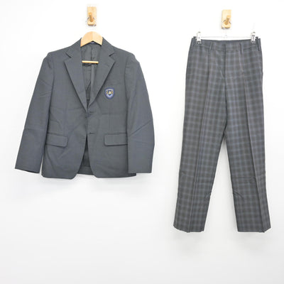 【中古】神奈川県 瀬谷中学校 男子制服 2点 (ブレザー・ズボン) sf103337