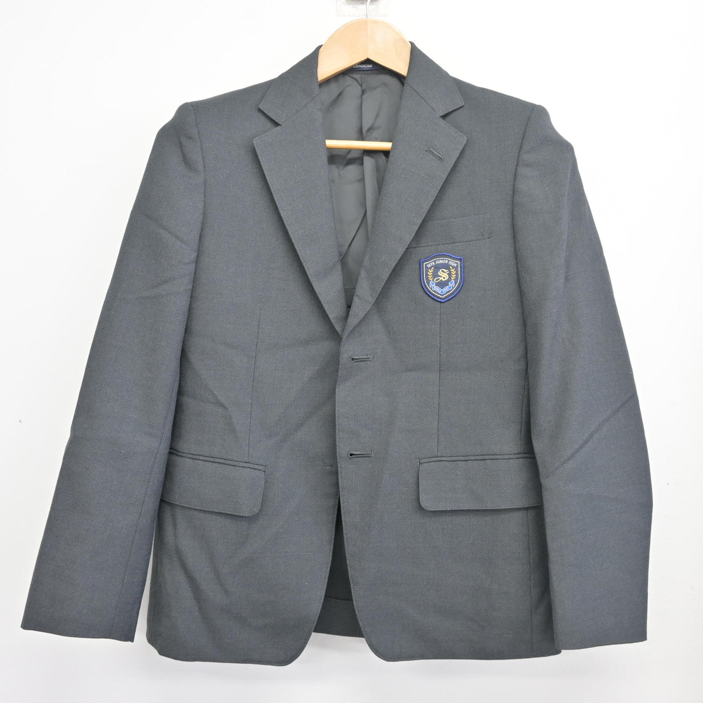 【中古】神奈川県 瀬谷中学校 男子制服 2点 (ブレザー・ズボン) sf103337