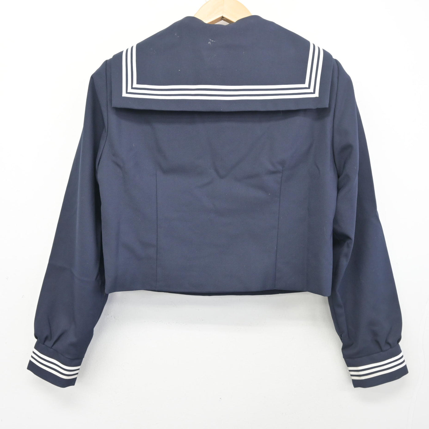 【中古】愛知県 愛知教育大学附属名古屋中学校 女子制服 3点 (セーラー服・スカート) sf103338