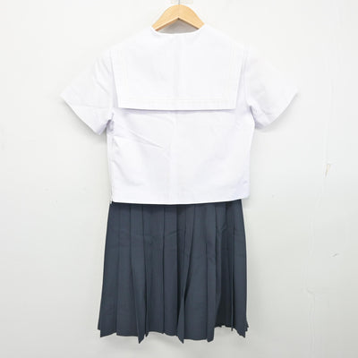 【中古】奈良県 式下中学校/旧制服 女子制服 2点 (セーラー服・スカート) sf103357