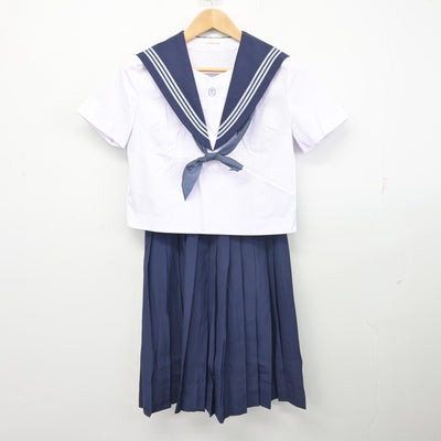 【中古】高知県 岡豊高等学校 女子制服 3点 (セーラー服・スカート) sf103359