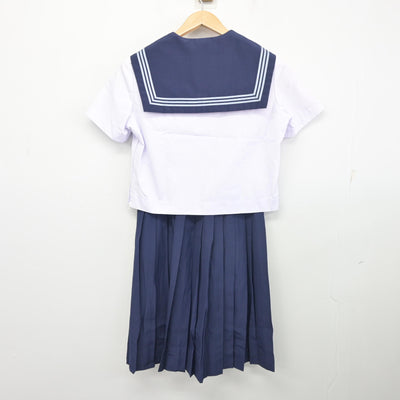 【中古】高知県 岡豊高等学校 女子制服 3点 (セーラー服・スカート) sf103359