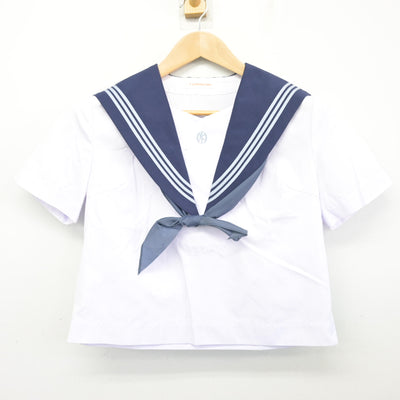 【中古】高知県 岡豊高等学校 女子制服 3点 (セーラー服・スカート) sf103359
