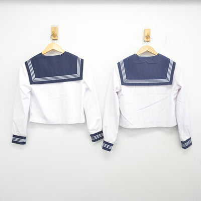【中古】高知県 岡豊高等学校 女子制服 2点 (セーラー服・セーラー服) sf103360